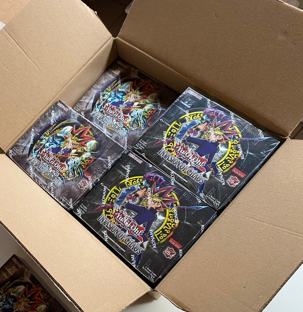 Yu gi oh booster boxen invasion of chaos, Ophalen of Verzenden, Nieuw, Booster