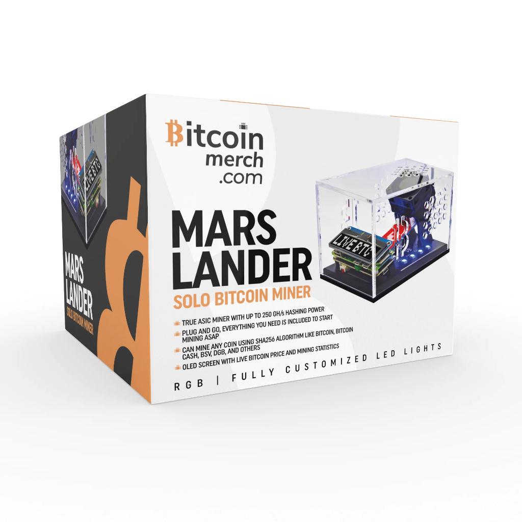 Mars Lander - Solo Bitcoin Miner, Enlèvement, Comme neuf
