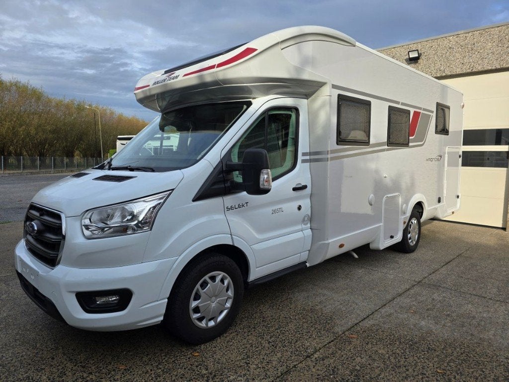 Roller-Team KRONOS 265TL-AUTOMAAT-170PK-2024-5pers+Garantie, Caravans en Kamperen, Ford, Bedrijf, Diesel, Half-integraal