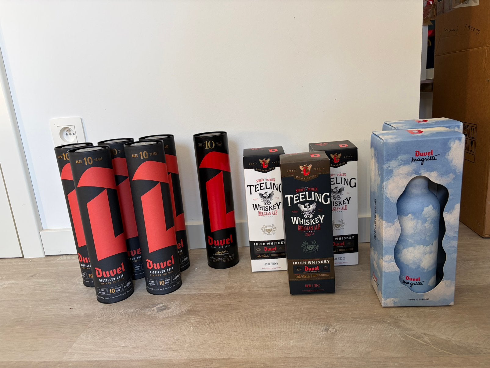Duvel distilled collector wiskey whiskey pakket, Ophalen