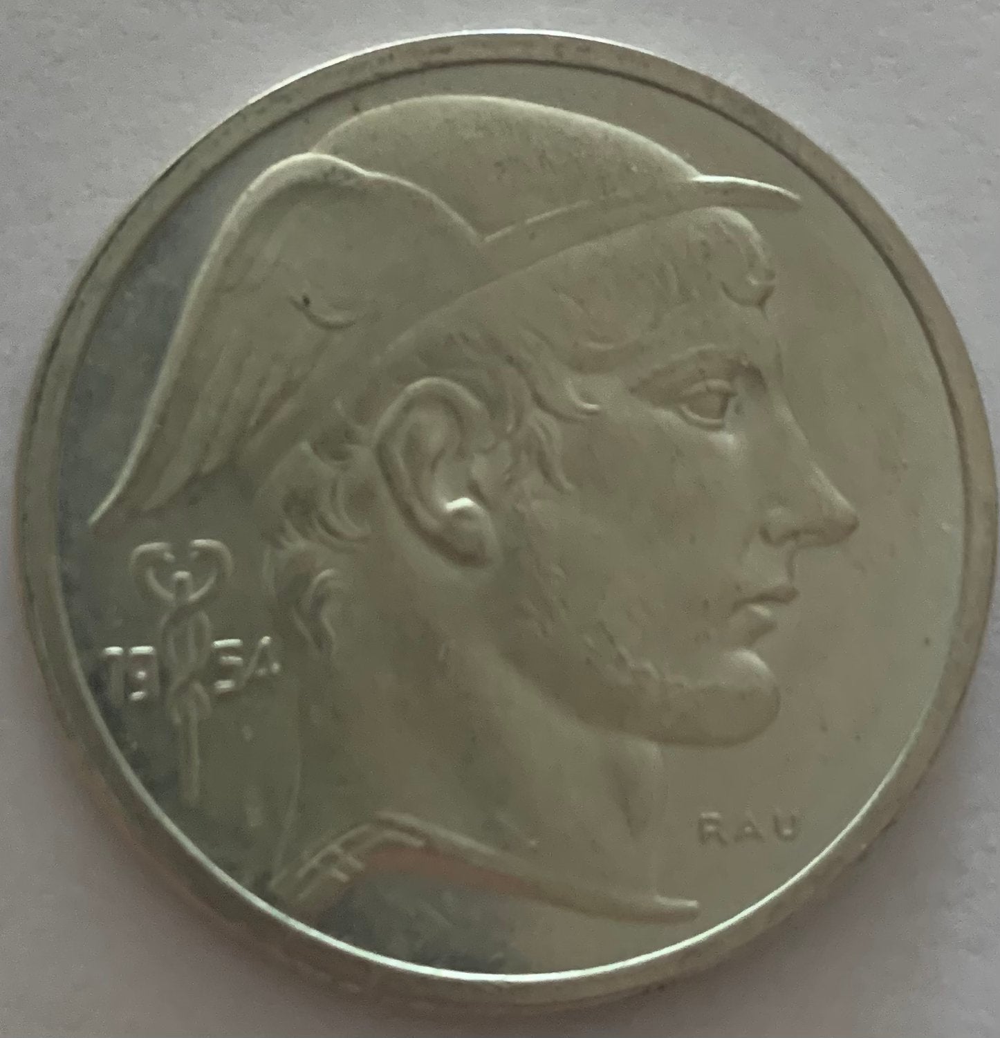 50fr ARGENT 1954 FR TYPE MERCURE, BAUDOUIN I, Enlèvement ou Envoi, Argent