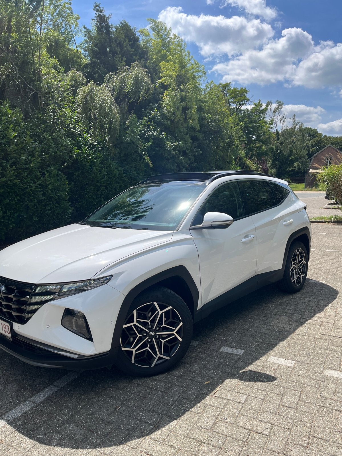 Hyundai Tucson, Auto's, Hyundai, Automaat, Wit, Dealer onderhouden, Cruise Control