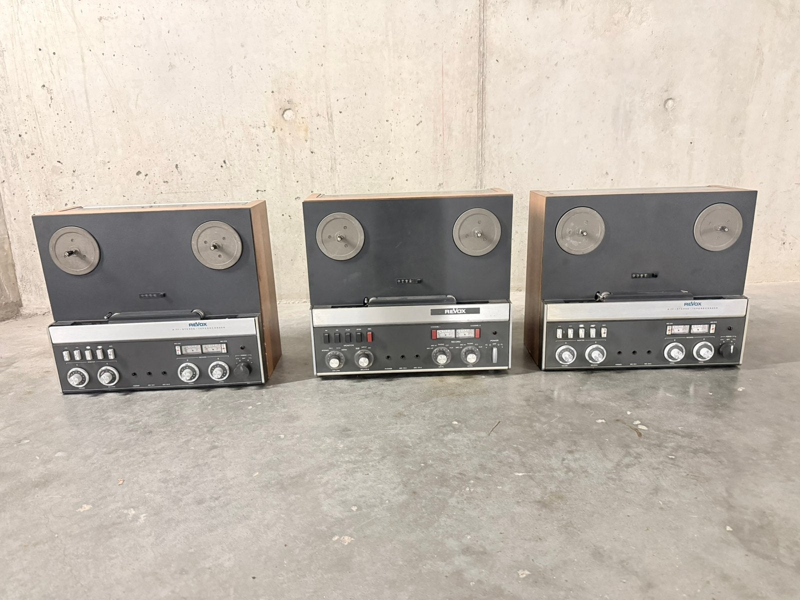 3x Revox A77, Ophalen, Bandrecorder