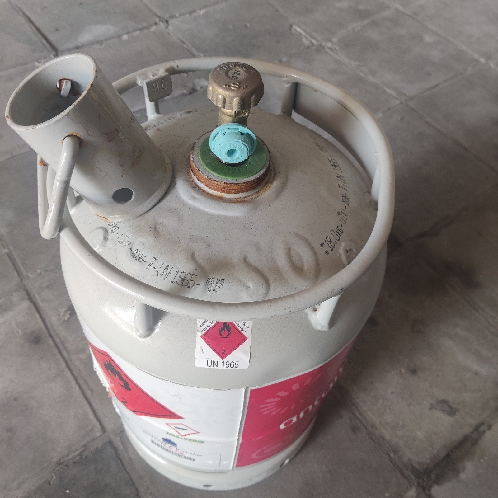 gasfles camper of caravan, Ophalen, Gebruikt