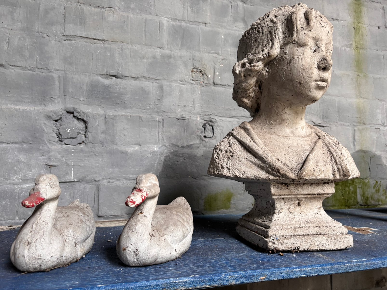 Decoratieset voor de tuin, Tuin en Terras, Ophalen of Verzenden, Gebruikt, Dierenbeeld