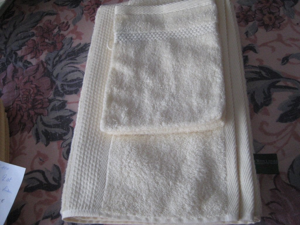 SERVIETTE DE BAIN LIETAER BLANCHE, Enlèvement, Neuf, Jaune, Serviette