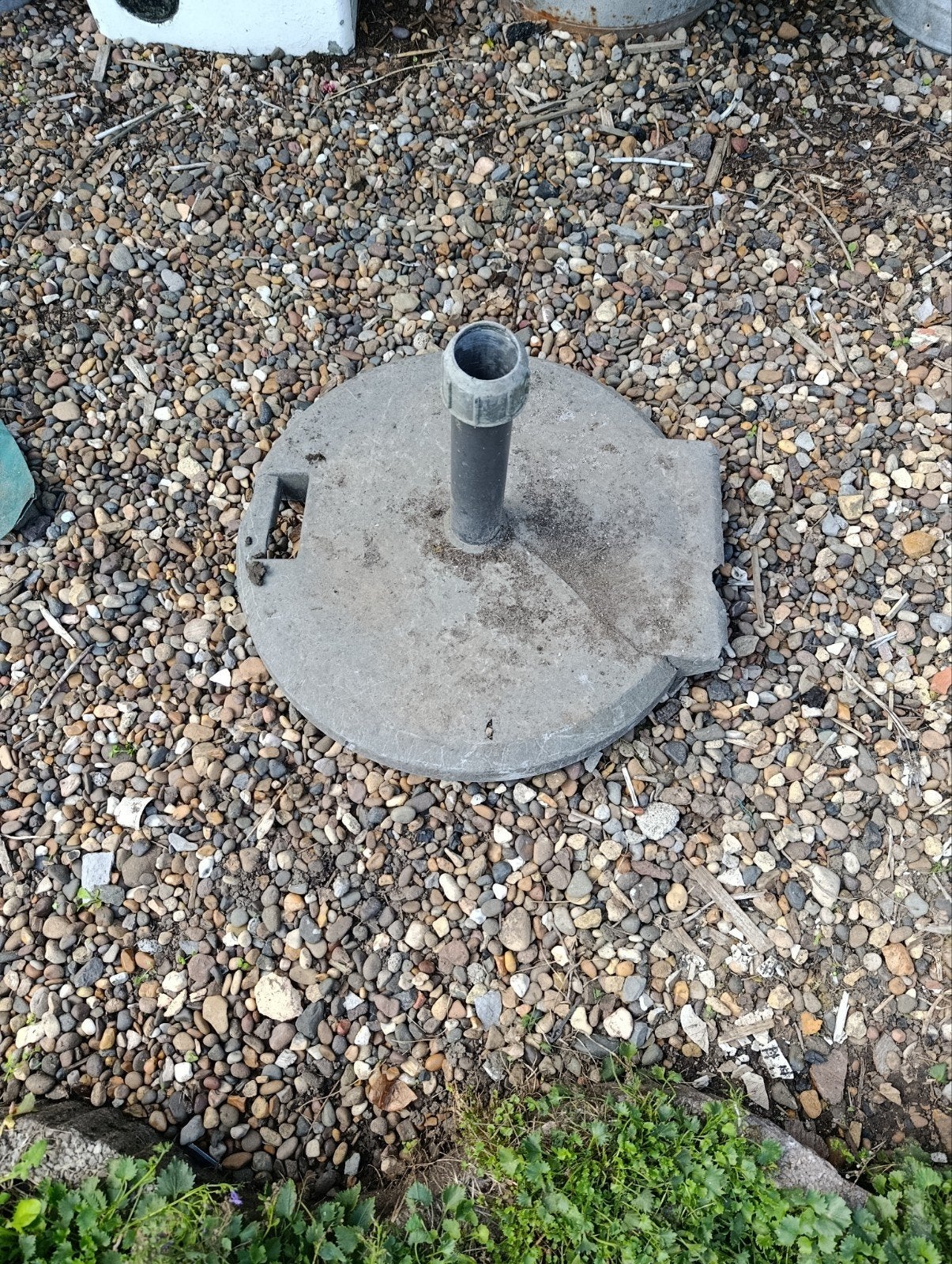 betonnen parasolvoet, Tuin en Terras, Ophalen