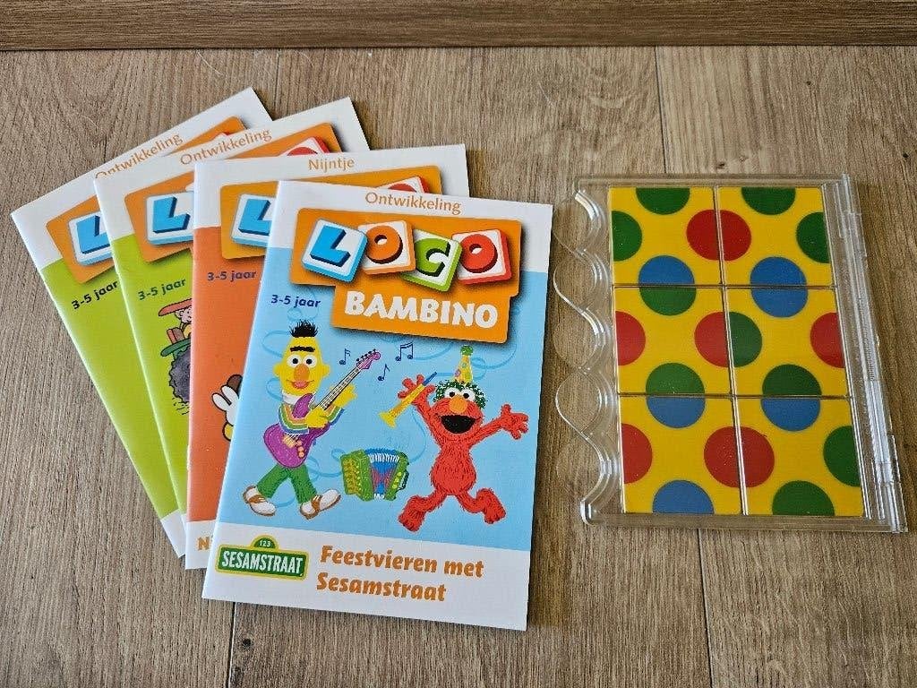 Loco bambino - Sesamstraat Doos + 3 extra sets, Kinderen en Baby's, Ophalen, Gebruikt, Puzzelen
