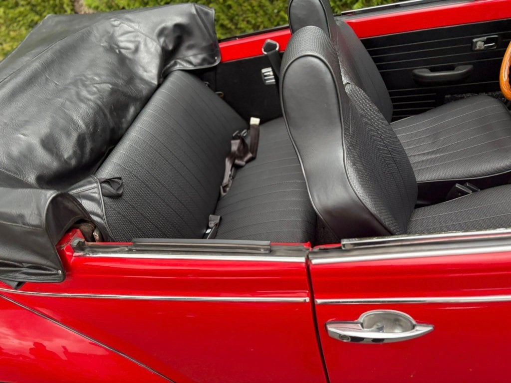 Volkswagen Kever Cabriolet, Zwart, Cabriolet, Volkswagen, Leder