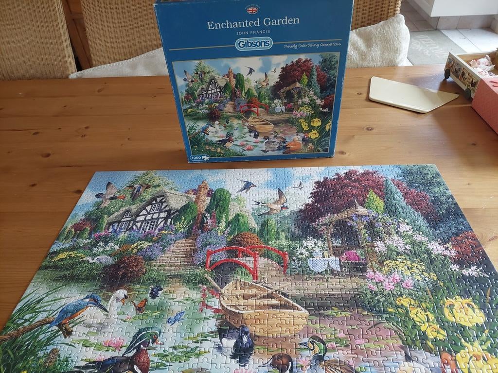 Puzzels 1000 stukken, Enlèvement