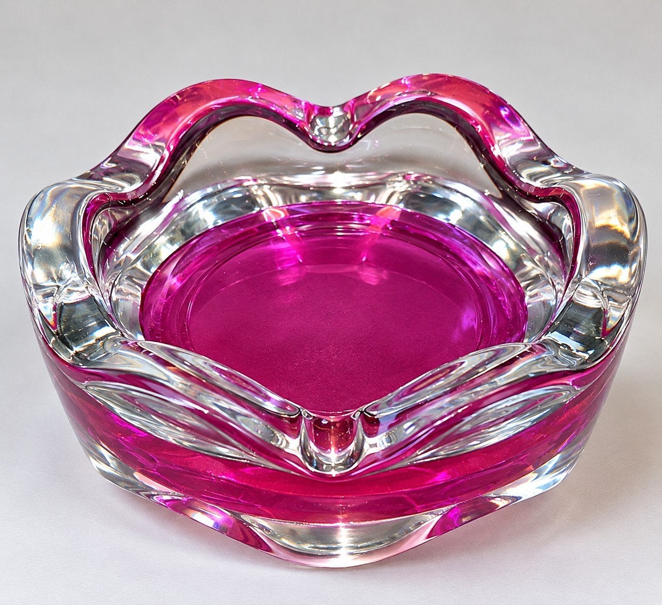 cendrier en cristal vintage, Antiquités & Art, Enlèvement ou Envoi