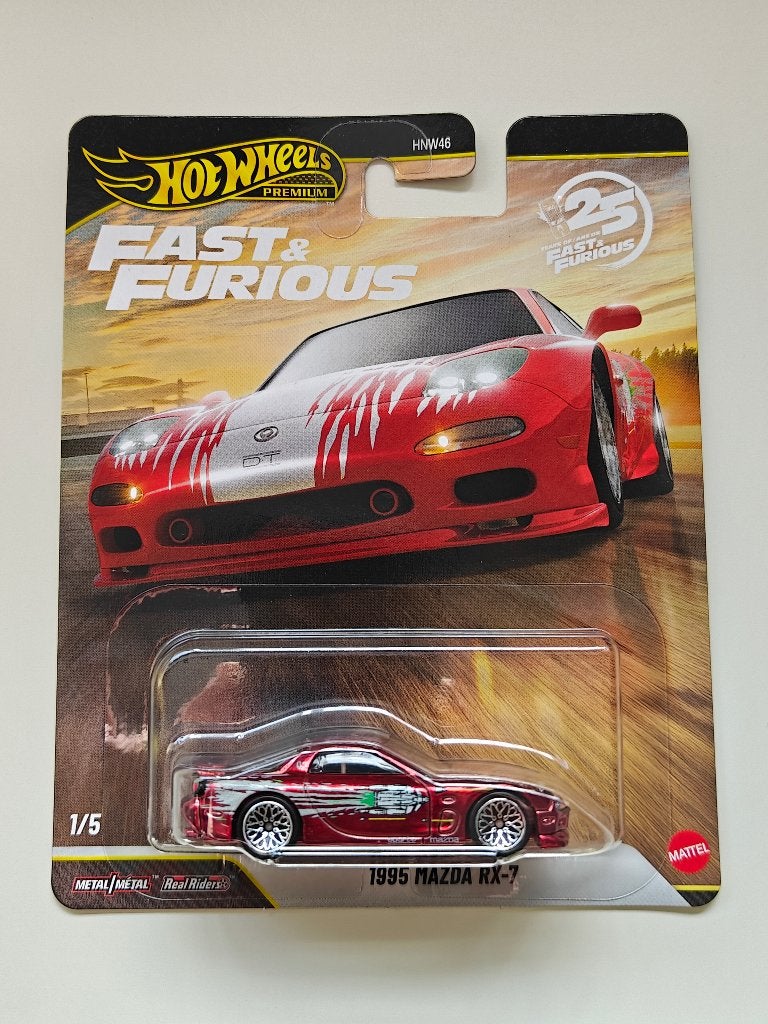 Hot Wheels 1995 Mazda RX-7 Fast & Furious << Chase >>, Enlèvement ou Envoi, Comme neuf, Voiture
