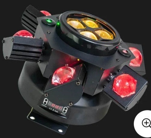 10 RGBW led & 2 lasers movinghead, Muziek en Instrumenten, Ophalen, Nieuw, Licht, Geluidgestuurd