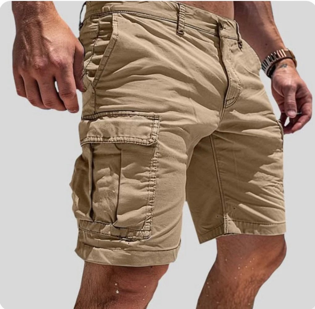Petrol Industries heren Cargo Shorts beige en khaki maat XL, Enlèvement ou Envoi, Neuf, Taille 56/58 (XL), Autres couleurs
