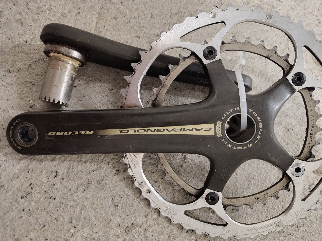 Pédalier campagnolo record 172.5mm, Vélos & Vélomoteurs, Enlèvement ou Envoi, Carbone