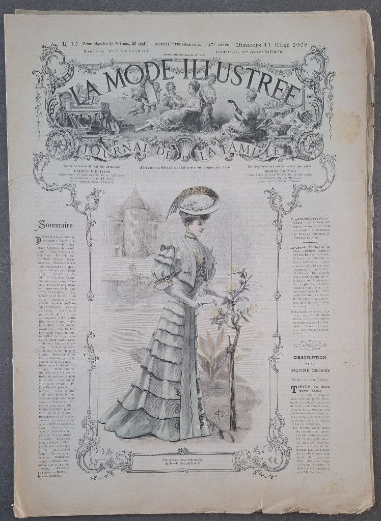 Exemplaire n 10 de La Mode Illustrée de 1906, Enlèvement ou Envoi, Utilisé