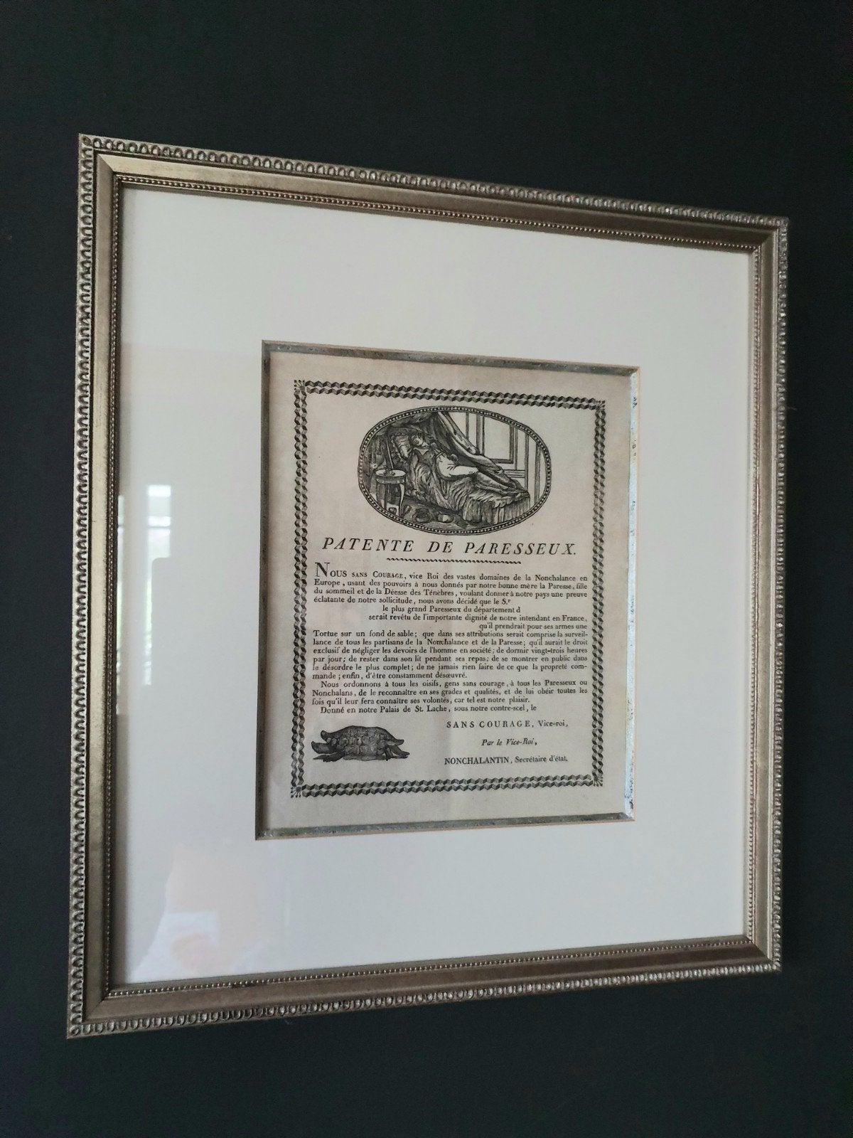 Gravure begin 19e eeuw, Antiquités & Art, Art | Eaux-fortes & Gravures, Enlèvement ou Envoi, Gravure, Encadré