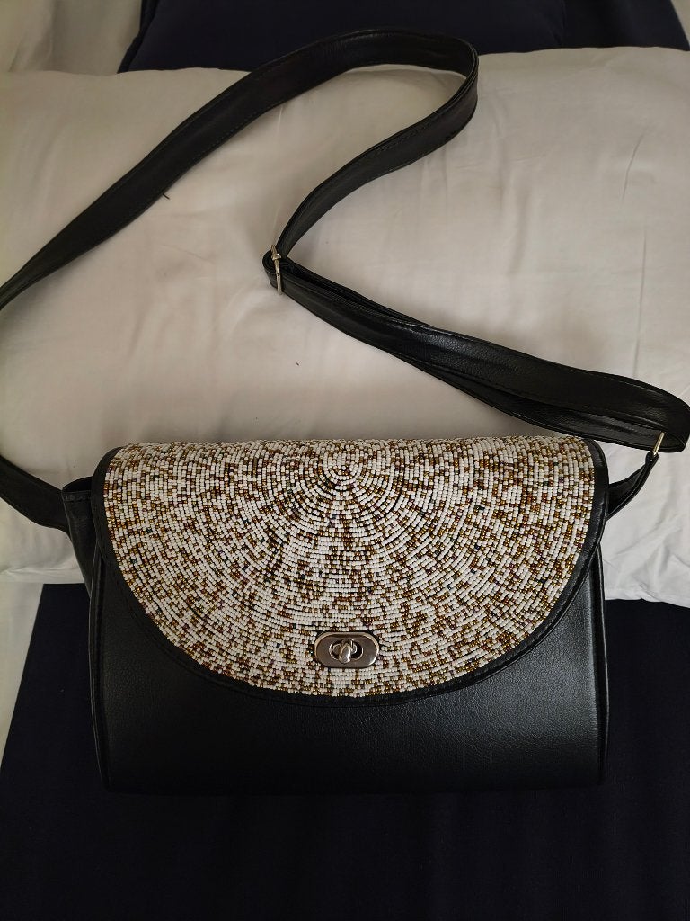 sac artisanal en cuir neuf, Enlèvement ou Envoi, Neuf, Noir, Sac à bandoulière