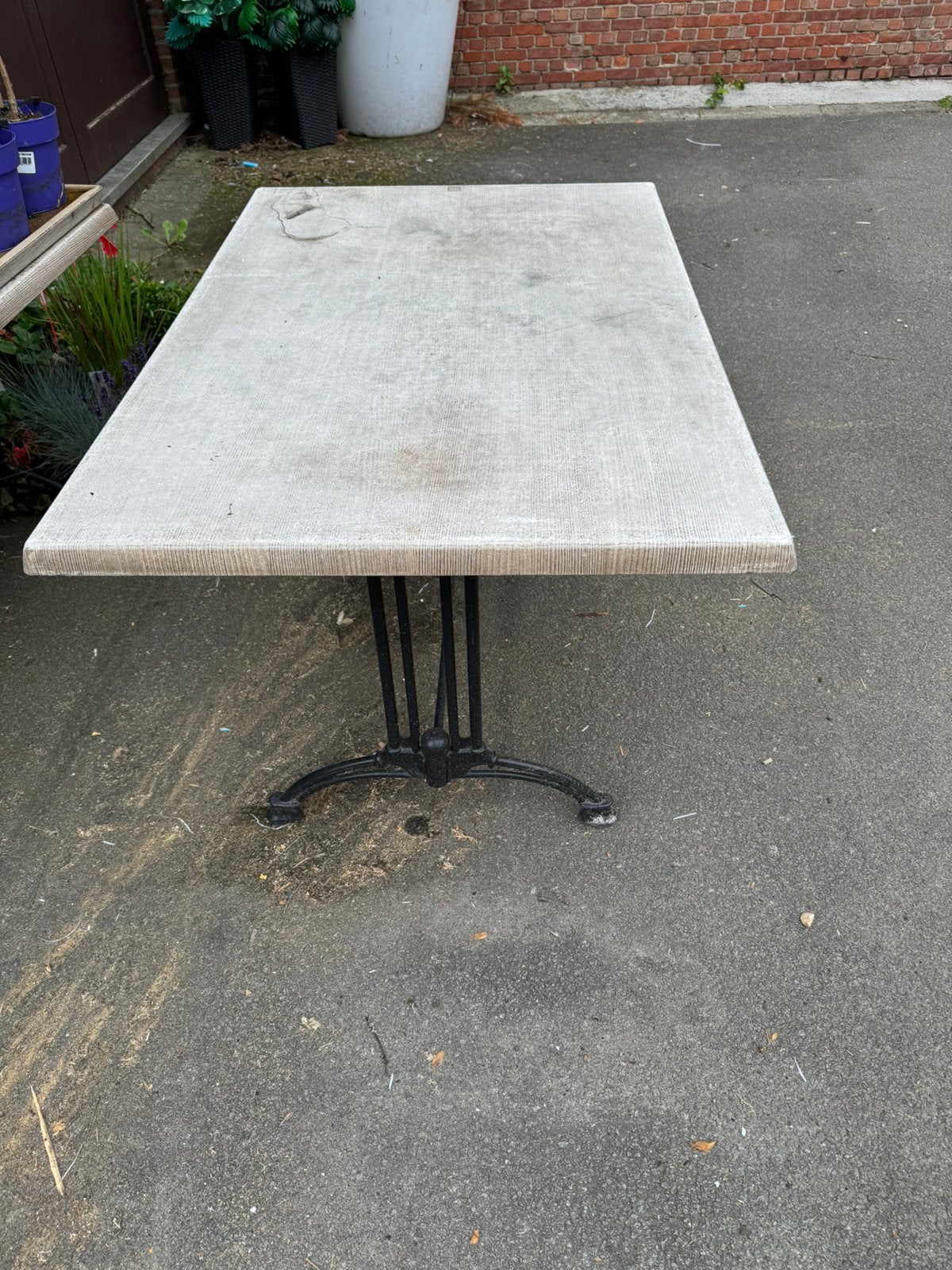 Terras tafel horeca, Tuin en Terras, Tuintafels, Ophalen, Gebruikt