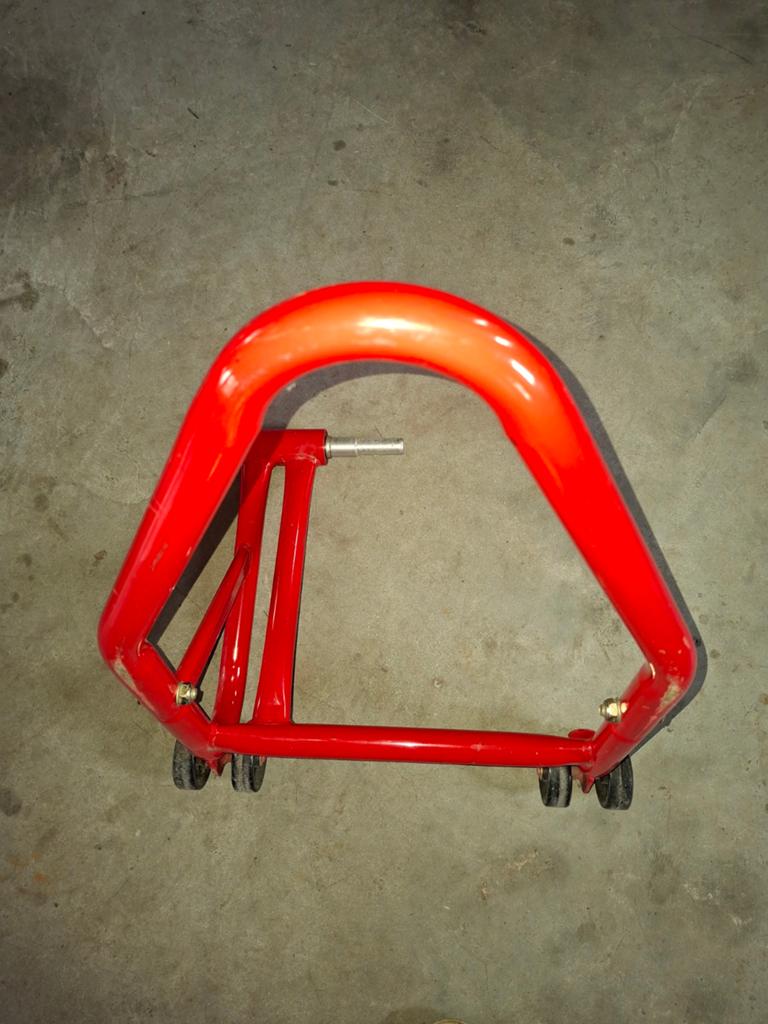 Motorlift achterwiel ducati, Enlèvement