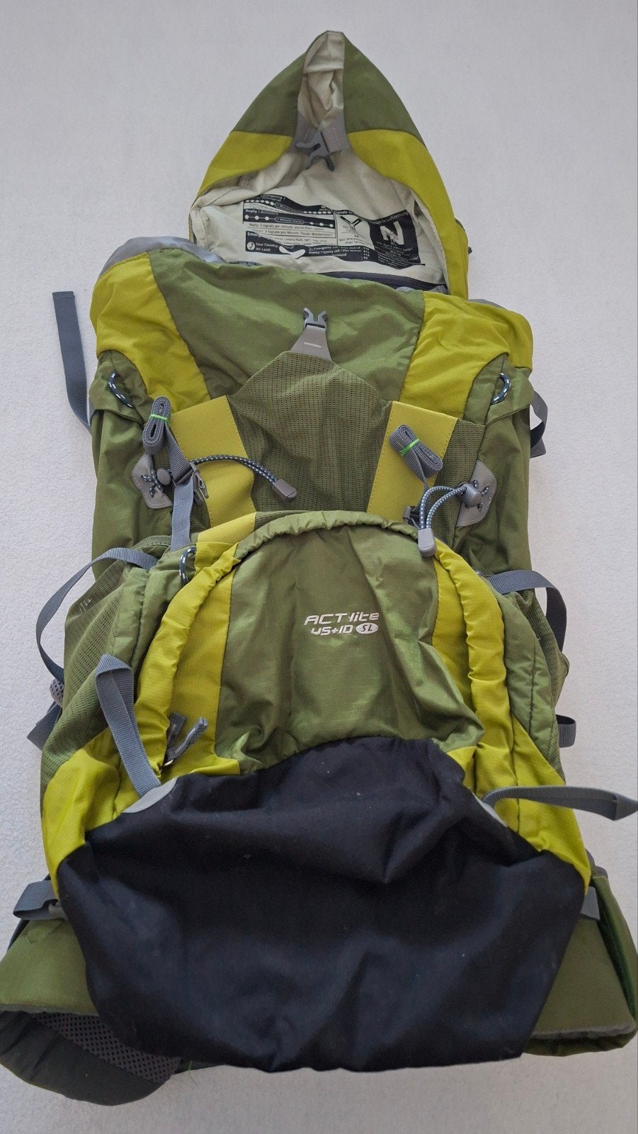 Deuter Aircontact Vari-Quick 45+10 Backpack, Sport en Fitness, Verzenden, Gebruikt, Rugzak