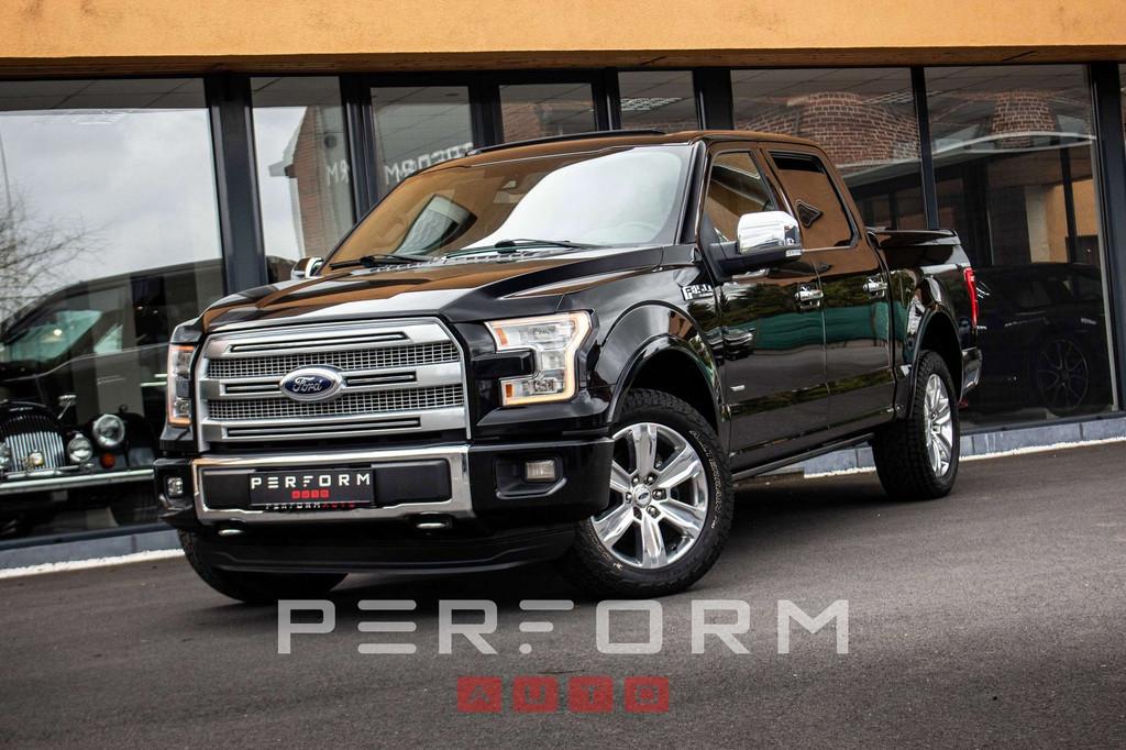 Ford F 150 3.5i PLATINUM *MASSAGE SEATS*KEYLESS*MEMORY*PANO*, Autos, Ford USA, Entreprise, Achat, F-150, 4x4, ABS, Phares directionnels