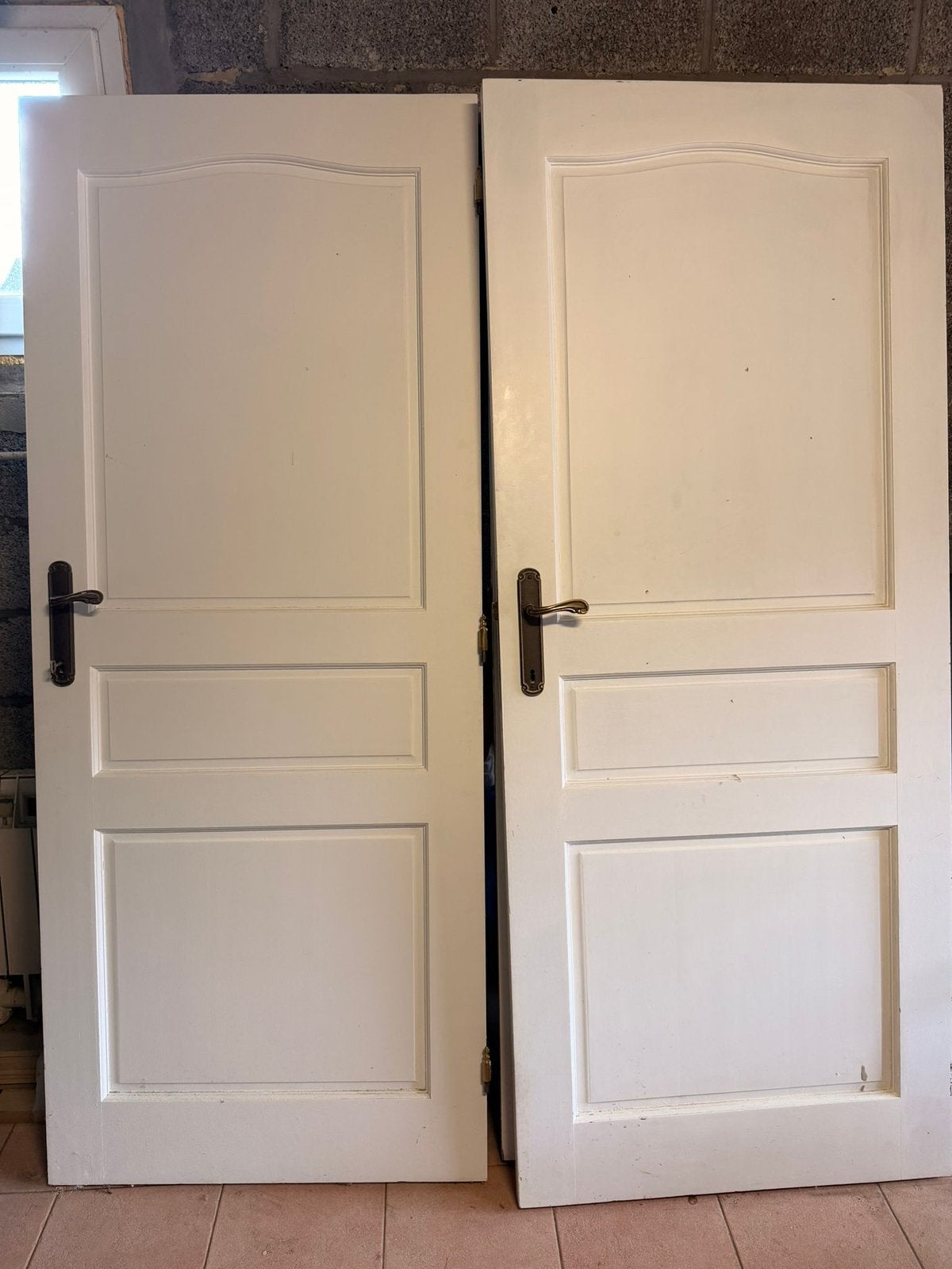 Portes intérieures anciennes en bois, Doe-het-zelf en Bouw, Deuren en Vliegenramen, Zo goed als nieuw, Hout, Ophalen