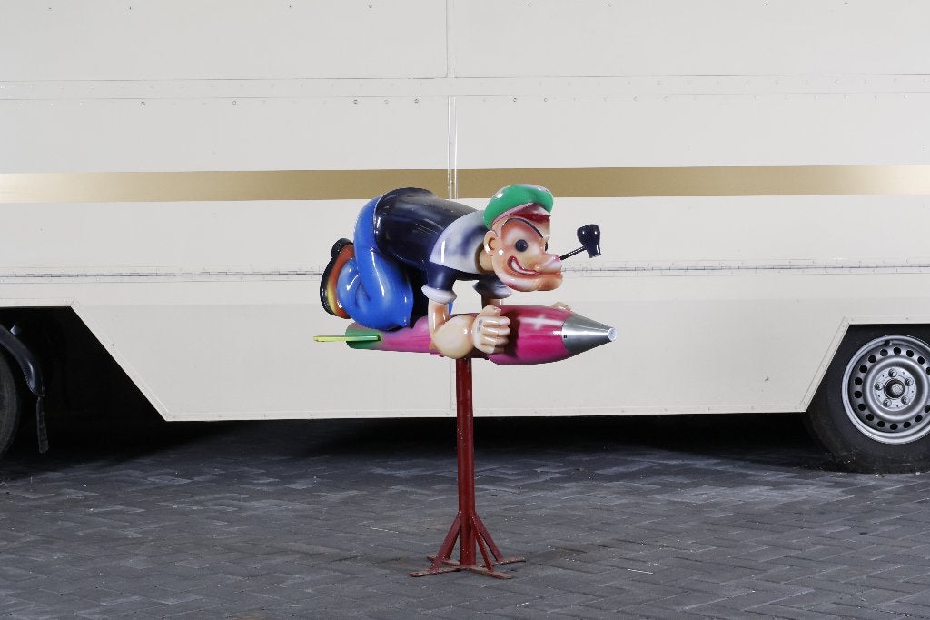 Bernard Kindt "Popeye" figuur - Kavel 221 -Veiling 26 Sept, Enlèvement