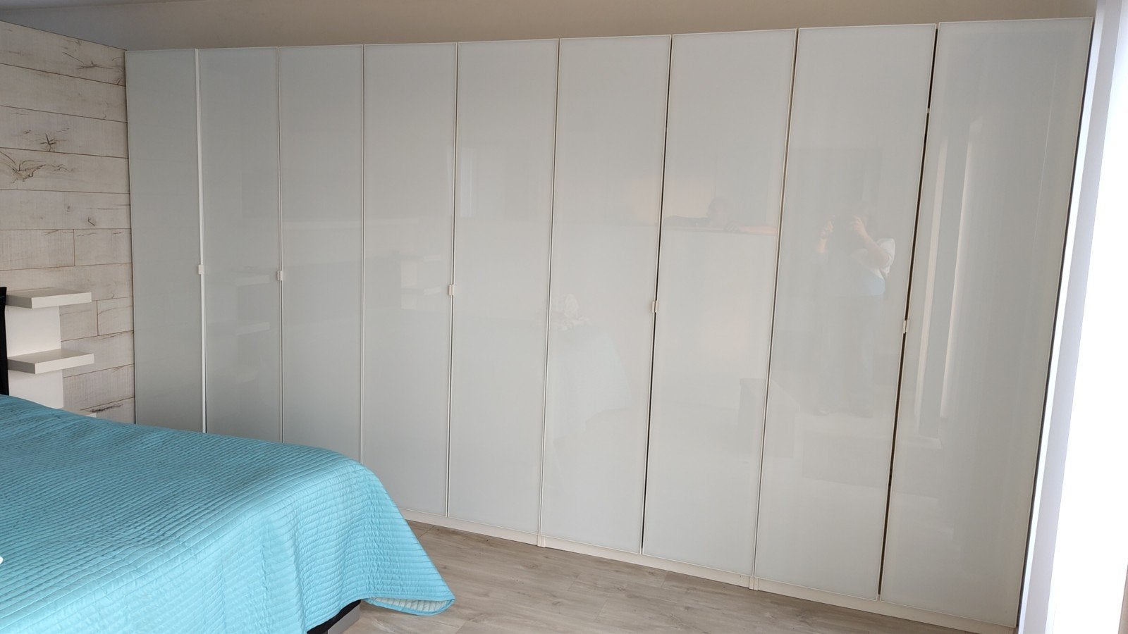 Armoires blanches Ikea Pax, 200 cm ou plus, Autres essences de bois, Enlèvement, Utilisé