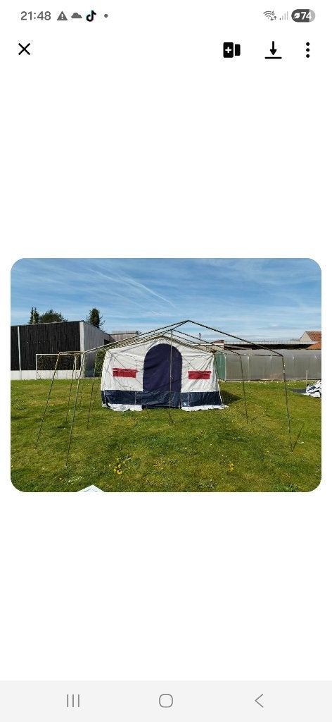 Vouwwagen te koop., Caravans en Kamperen, Vouwwagens, Jamet, Aanwezig, Ophalen of Verzenden
