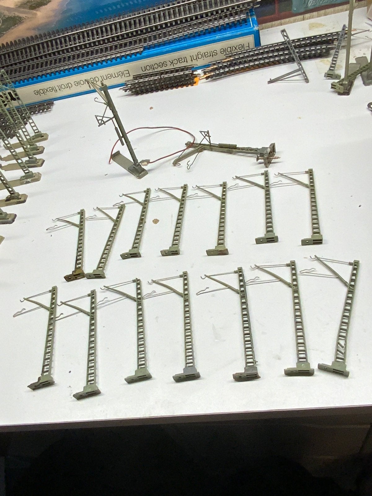 LOTS DE 15 POTEAUX DE CATENAIRES MARKLIN 7509, Enlèvement ou Envoi, Utilisé, Rails, Märklin