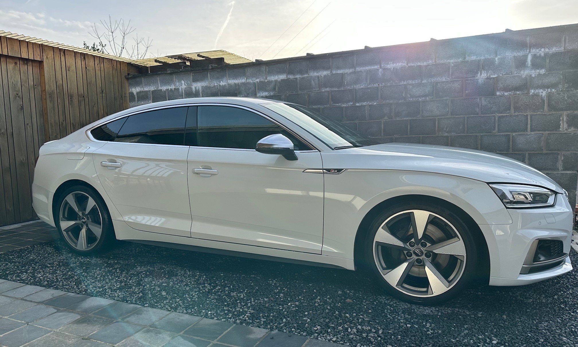Audi S5 3.0TFSI Quattro Keyless ACC HUD Led Full Option, Auto's, Automaat, Gebruikt, 2995 cc, Wit