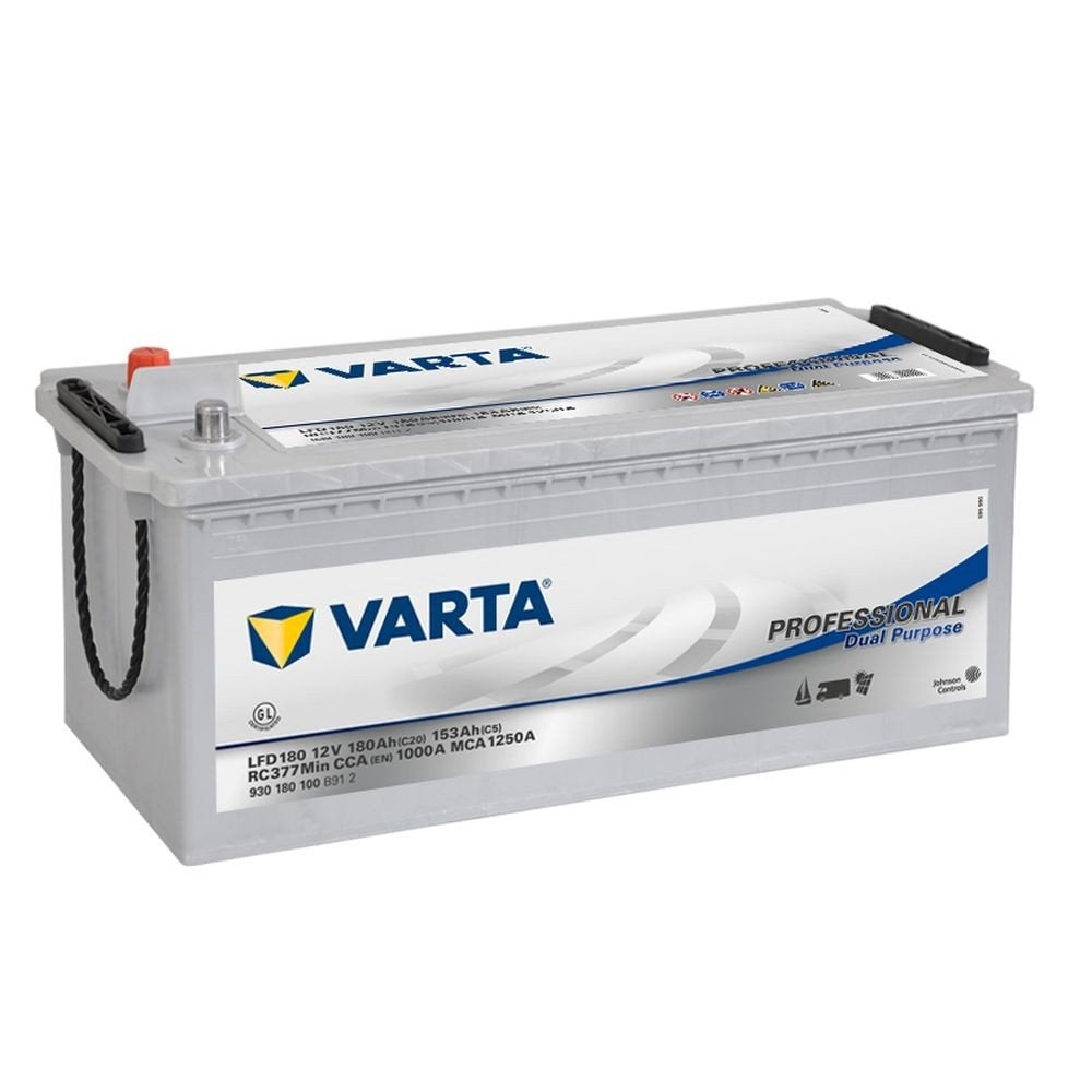 Varta Professional Dual Purpose 12v 180ah 1000a accu, Auto-onderdelen, Ophalen of Verzenden, Gebruikt