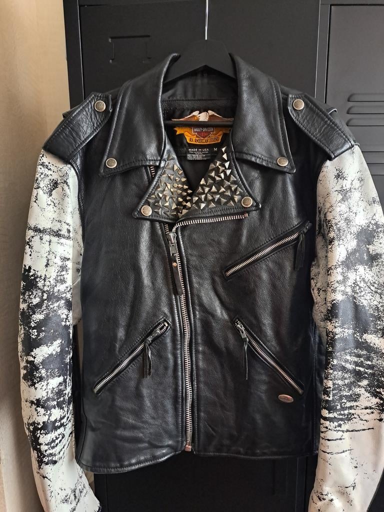 Harley Davidson unieke jas unisex, Enlèvement ou Envoi, Seconde main, Manteau | cuir, Harley Davidson