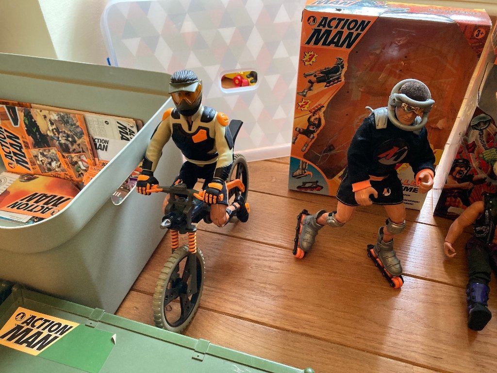 Action Man (collection de figurines articulée), Enlèvement, Utilisé