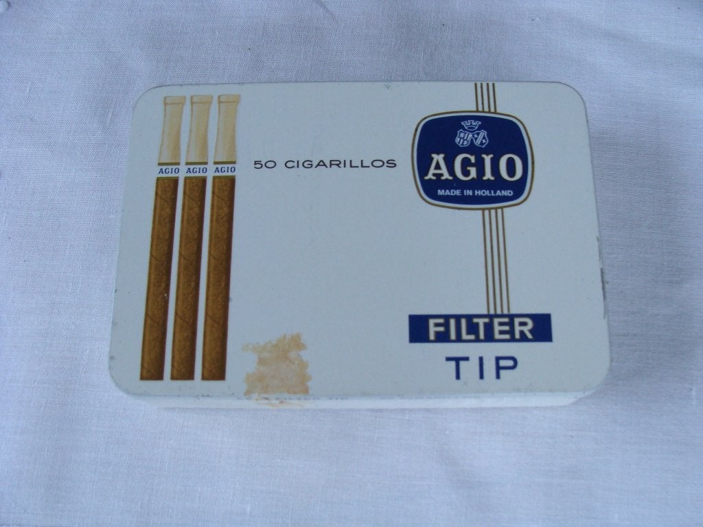 1boîte métal vide cigarillos 50 agio, 1Clubmaster,  vintage, Verzamelen, Rookartikelen, Aanstekers en Luciferdoosjes, Ophalen