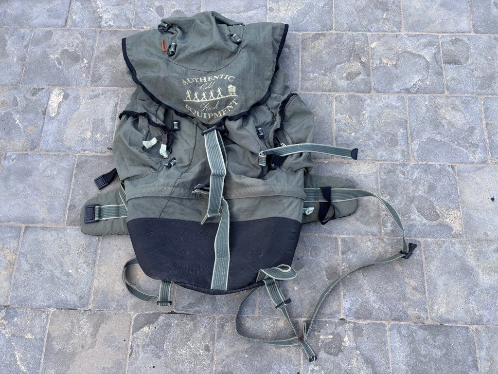 Trekking rugzak groen in goede staat, Ophalen of Verzenden, Gebruikt, Rugzak
