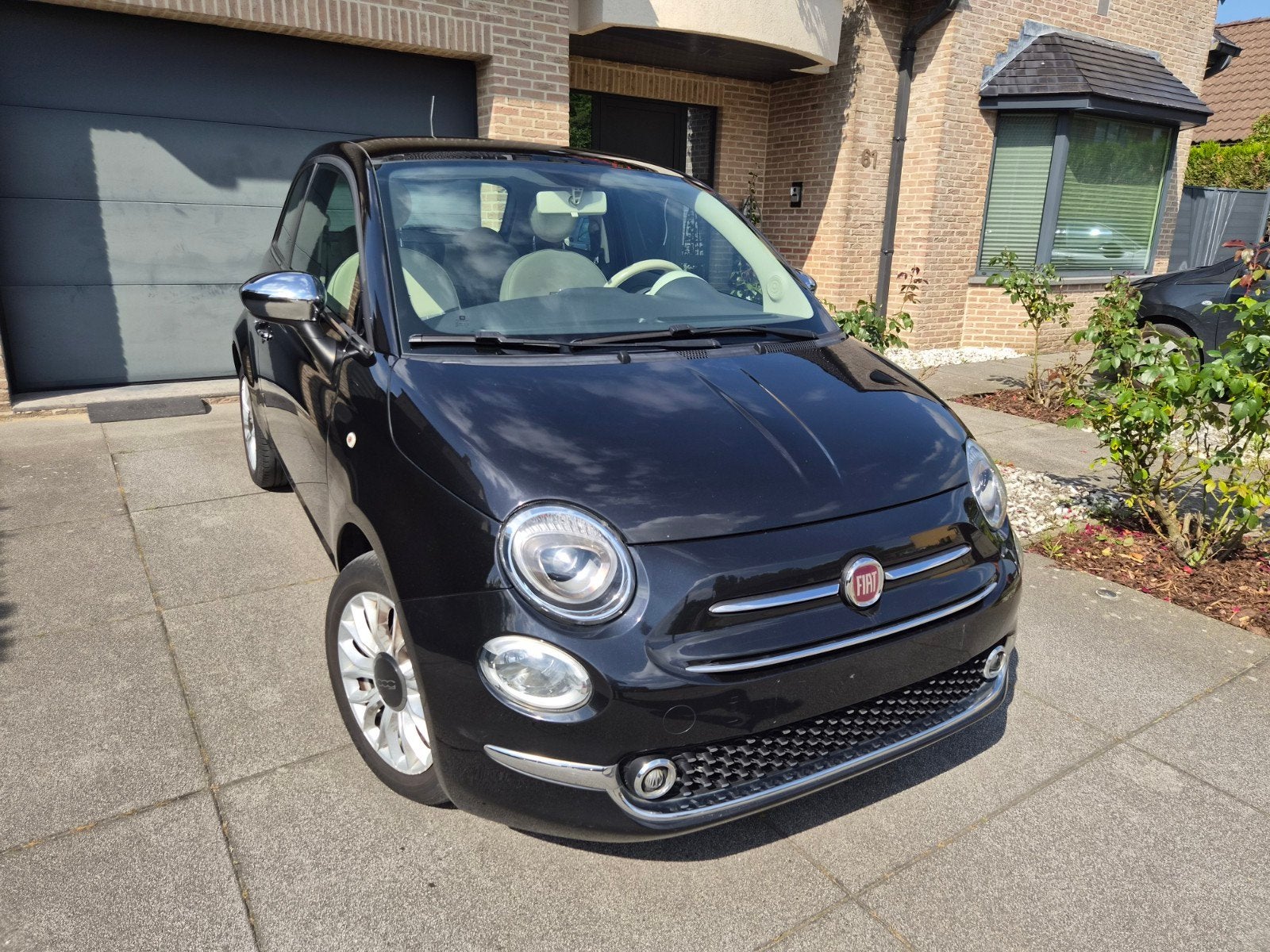 Fiat 500 1.2i Lounge / *CARPLAY / NAVI / DAK-TOIT PANO*, Achat, Euro 6, Entreprise, Phares entièrement LED