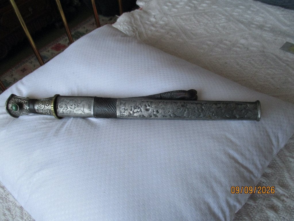 Couteau Tibétain exceptionnel, Tibet, Enlèvement ou Envoi