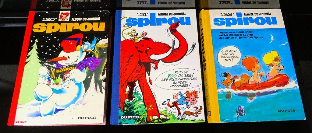Spirou - Recueils N120 to N123 - 3 Albums - 1971 - 1972, Livres, Enlèvement ou Envoi