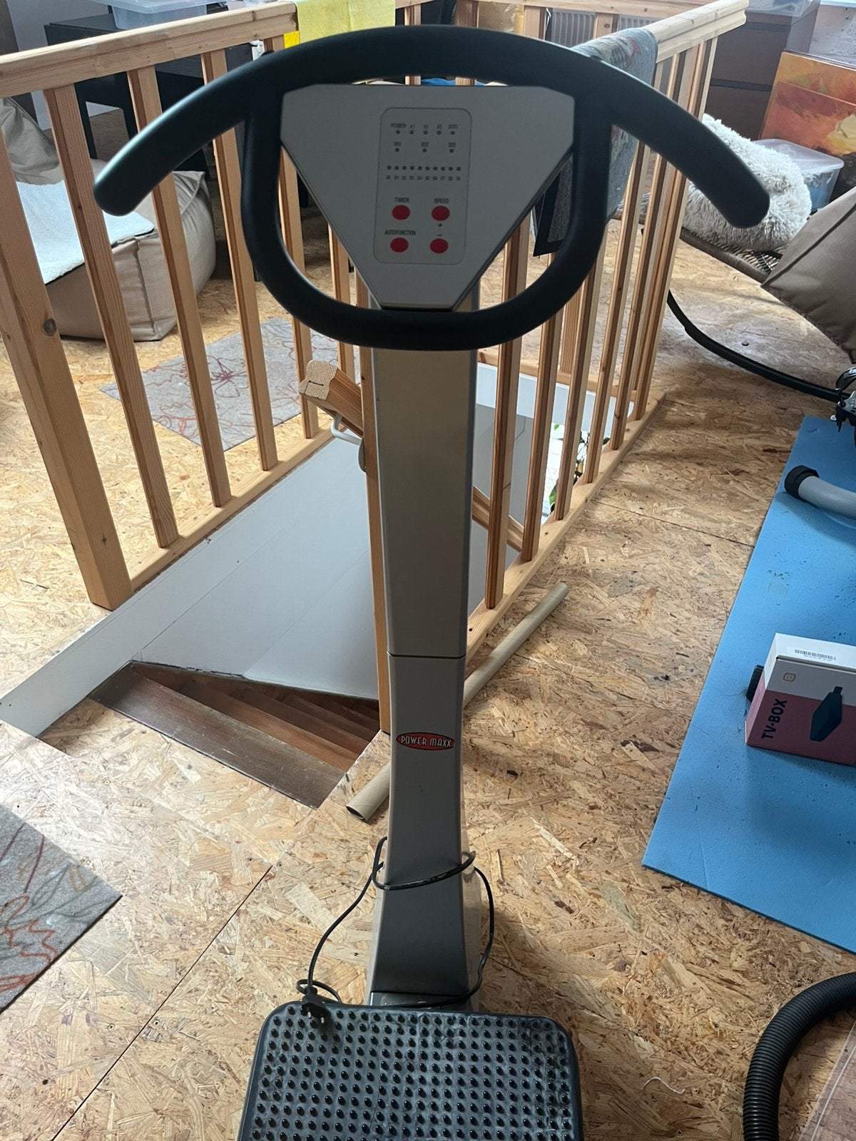 Powermaxx Trilplaat, Sports & Fitness, Enlèvement, Comme neuf, Plaque vibrante