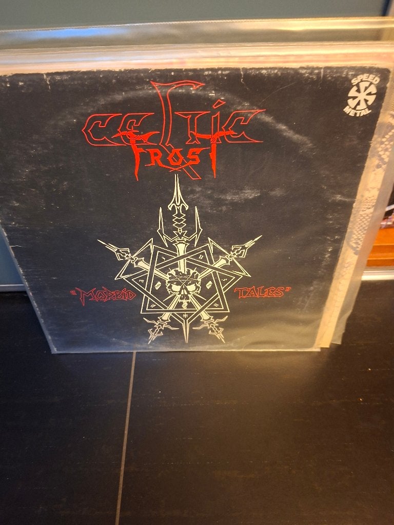 lp - celtic frost - morbid tales - banzai - bak 4, LP, Gebruikt, Power metal, 12 inch