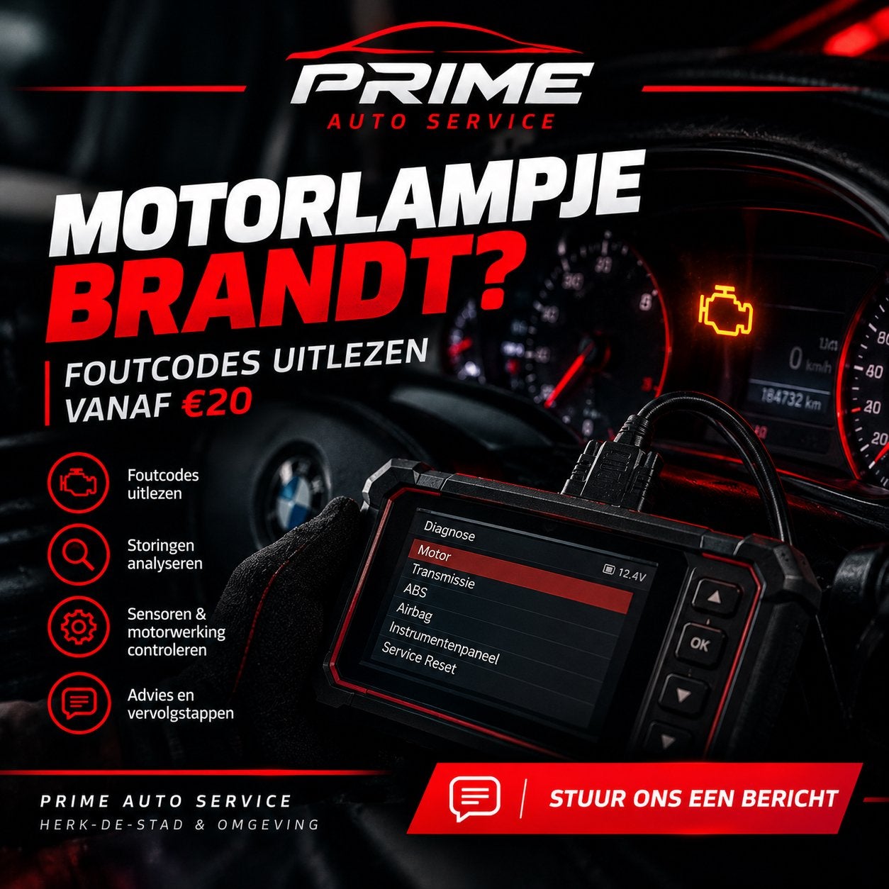 Motorlampje brandt? Auto uitlezen & motorstoring opsporen, Ophalen, Nieuw, Skoda