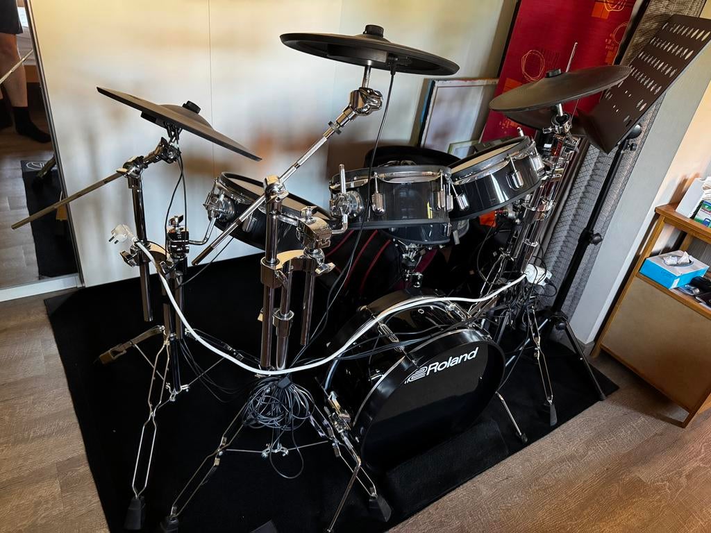 Roland vad 307 incl drummat en pepiter, Musique & Instruments, Batteries & Percussions, Enlèvement, Comme neuf, Roland, Électronique