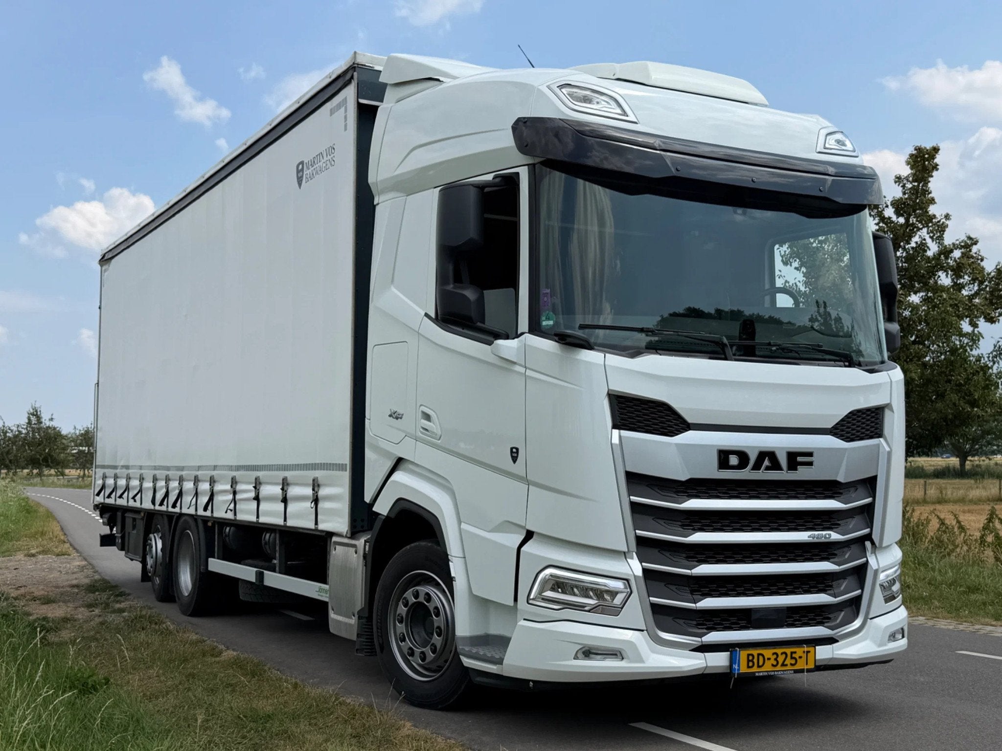 DAF XF 480 F53N3 (bj 2023), Auto's, Bestelwagens en Lichte vracht, Automaat, Gebruikt, Euro 6, 12902 cc