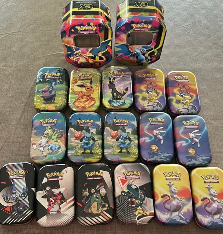 Pokemon lege tins, Ophalen, Zo goed als nieuw
