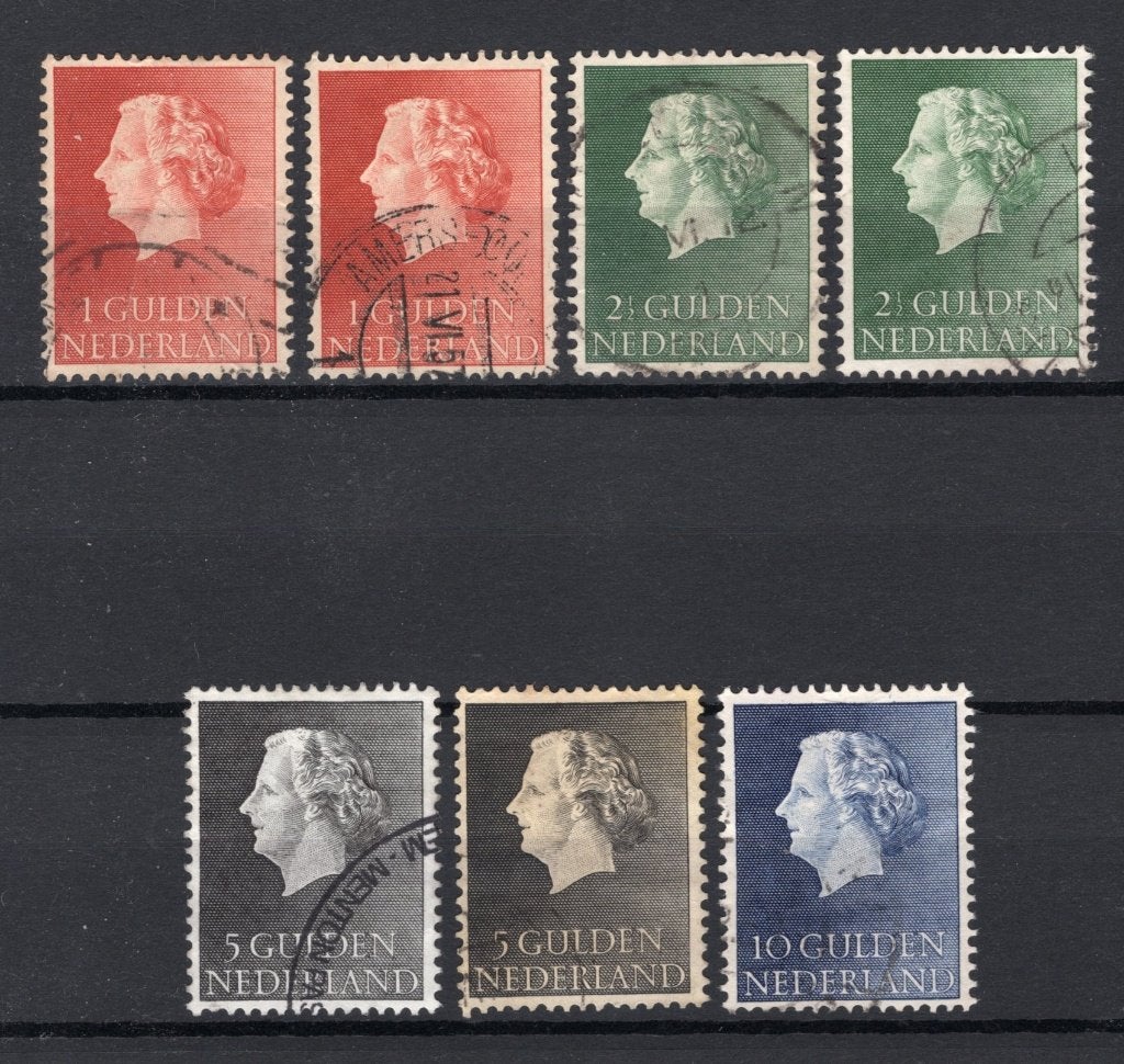 NEDERLAND 637/640 gestempeld 1954 - Koningin Juliana, Verzenden, Na 1940, Gestempeld