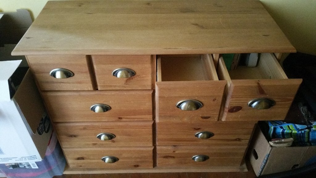 Kleine halkastje, Huis en Inrichting, Kasten | Ladekasten, Ophalen, 5 laden of meer, 50 tot 100 cm, Zo goed als nieuw