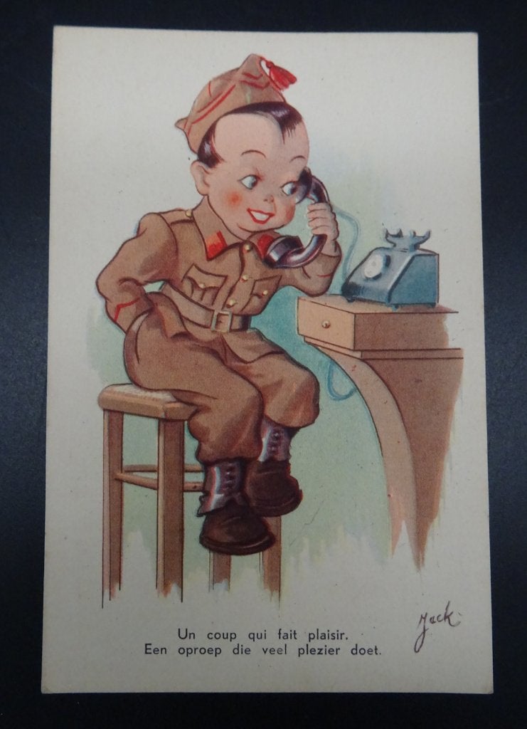 Carte postale belge WW2 (9/11), Enlèvement ou Envoi, Autres, Autres types