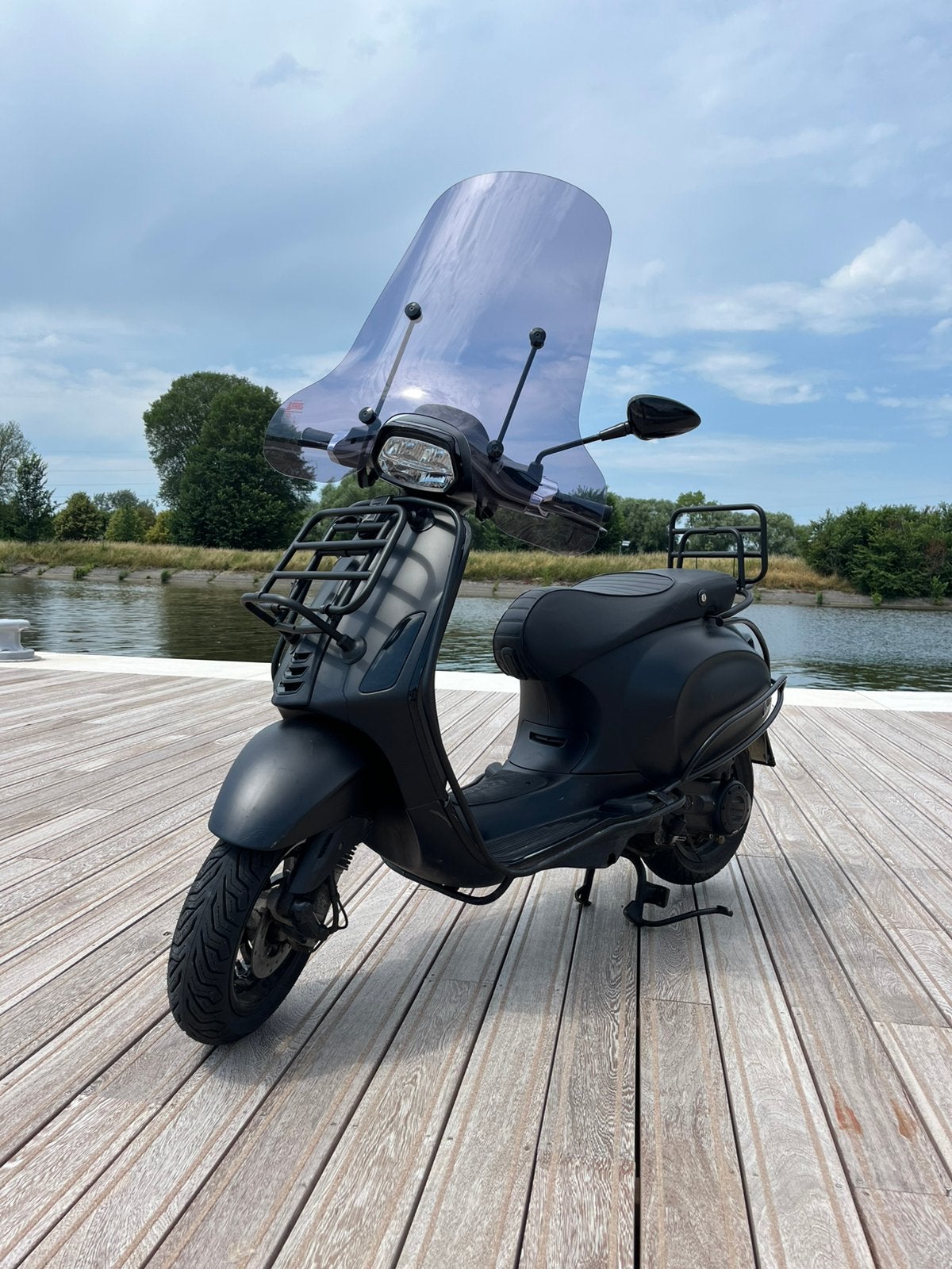Vespa Sprint 50cc notte, Fietsen en Brommers, Scooters | Vespa, Ophalen, Gebruikt, Vespa S, Klasse B (45 km/u)
